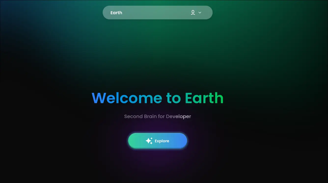 Earth A Second Brain for Developer